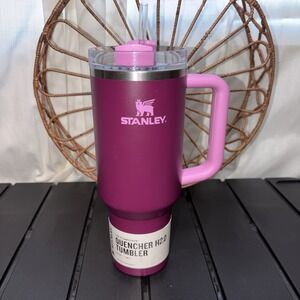 Stanley 40oz Stainless Steel FlowState Quencher Tumbler Rose Bouquet SEE PICS